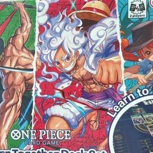 Onepiece Card Game with Red and Blue Design